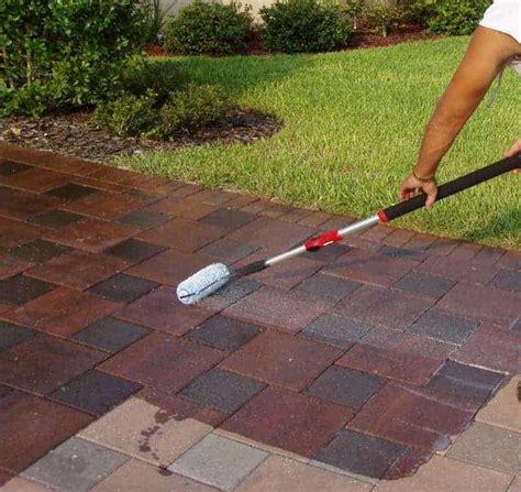 sealing pavers at home